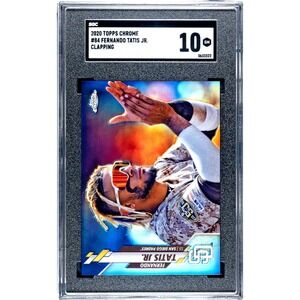 2020 Topps Chrome #84 Fernando Tatis Jr. SP Image Variation Clapping SGC 10 GEM